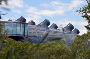 Eine moderne Sehenswürdigkeit von Graz: Das Kunsthaus an der Mur Eine moderne Sehenswürdigkeit von Graz: Das Kunsthaus an der Mur